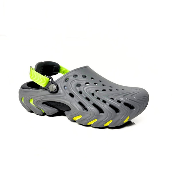 Echo II Clog – Slate Grey/Lime